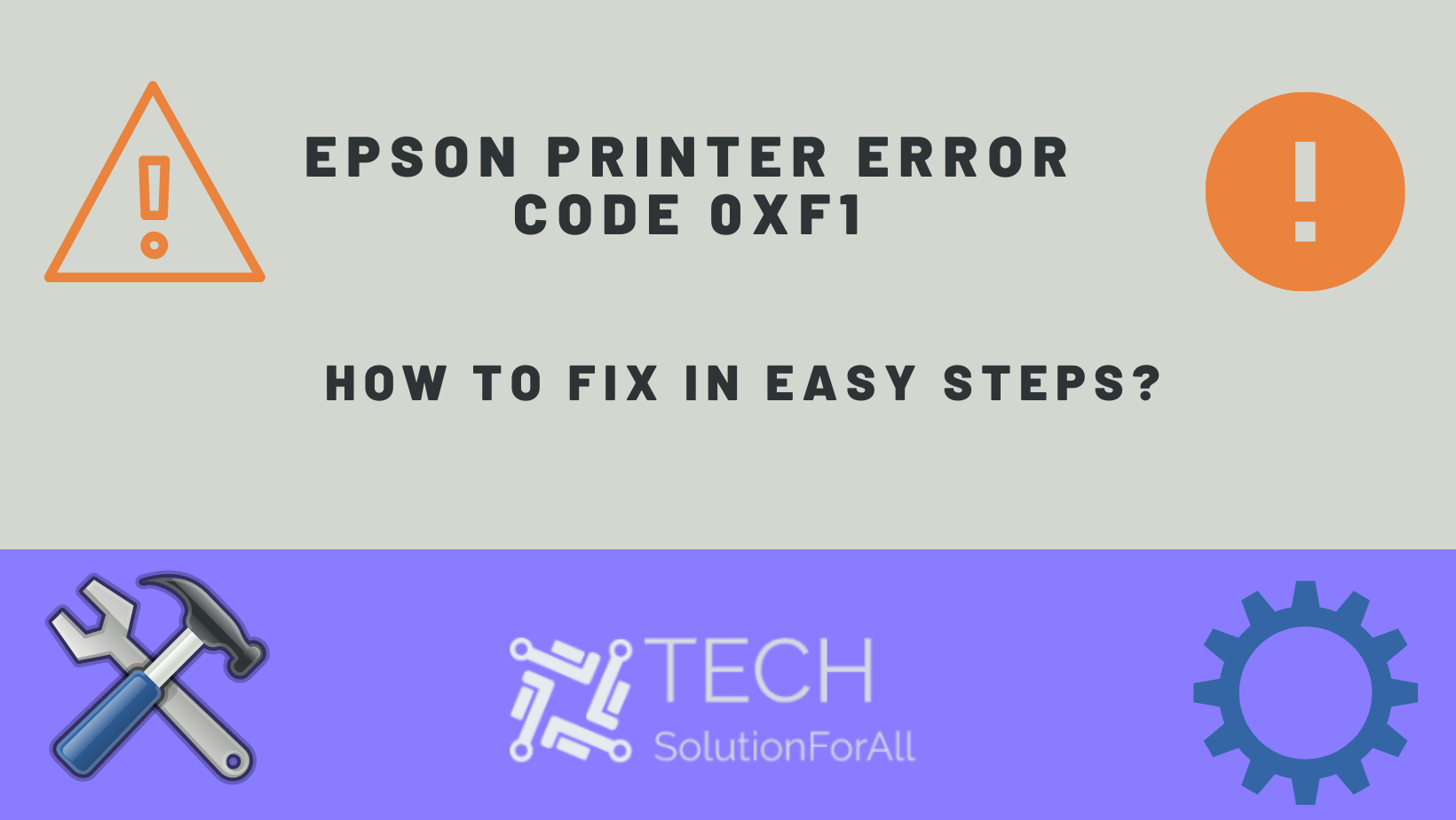 how to fix Epson printer error code 0xf1