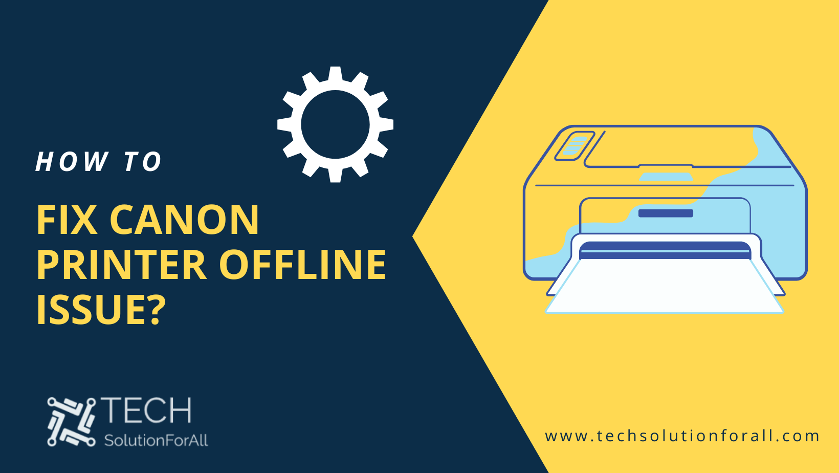 how to fix canon printer offline issue